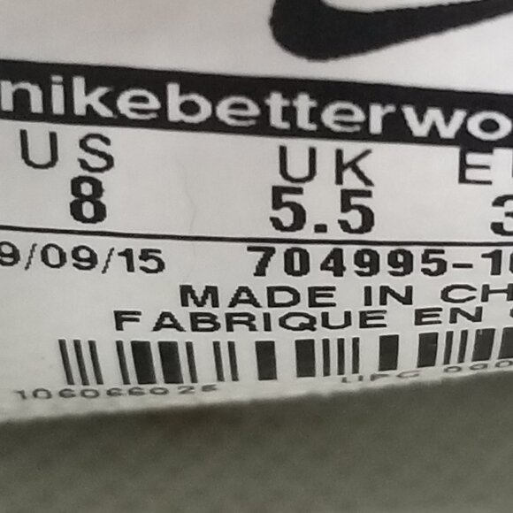 Nike Air Max 1 Ultra Moire, White/Gray, Womens Size 8.5 Left / Size 8 Right - Picture 16 of 16